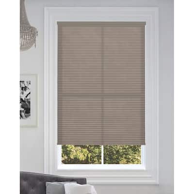 BlindsAvenue Cordless Light Filtering Cellular Honeycomb Shade, 9/16" Single Cell, Sticks & Stones