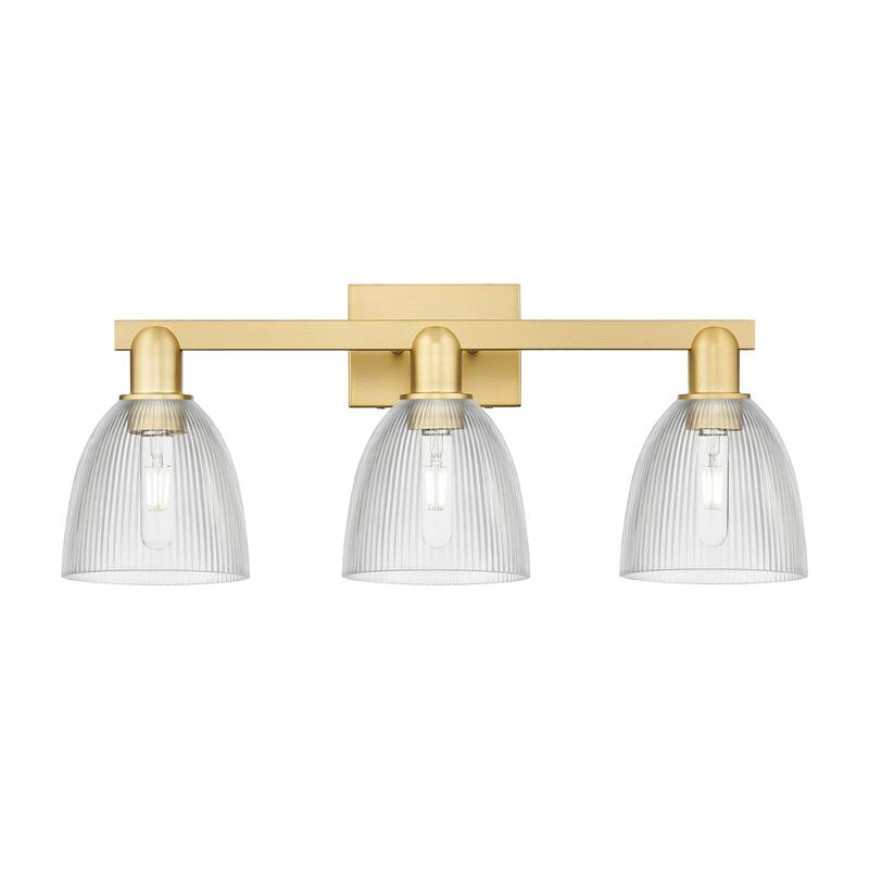 Innovations Lighting Endless Possibilities Arcadia - Castile - 3 Light 25" Bath Vanity Light - Clear/Satin Gold