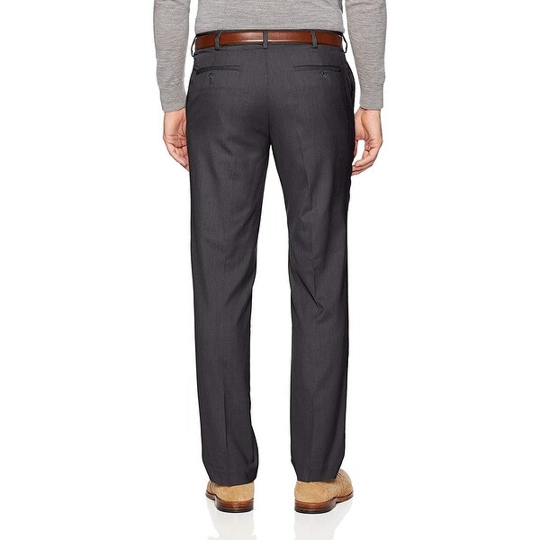 Van Heusen Mens Straight Fit Stretch Flat Front Air Dress Pant