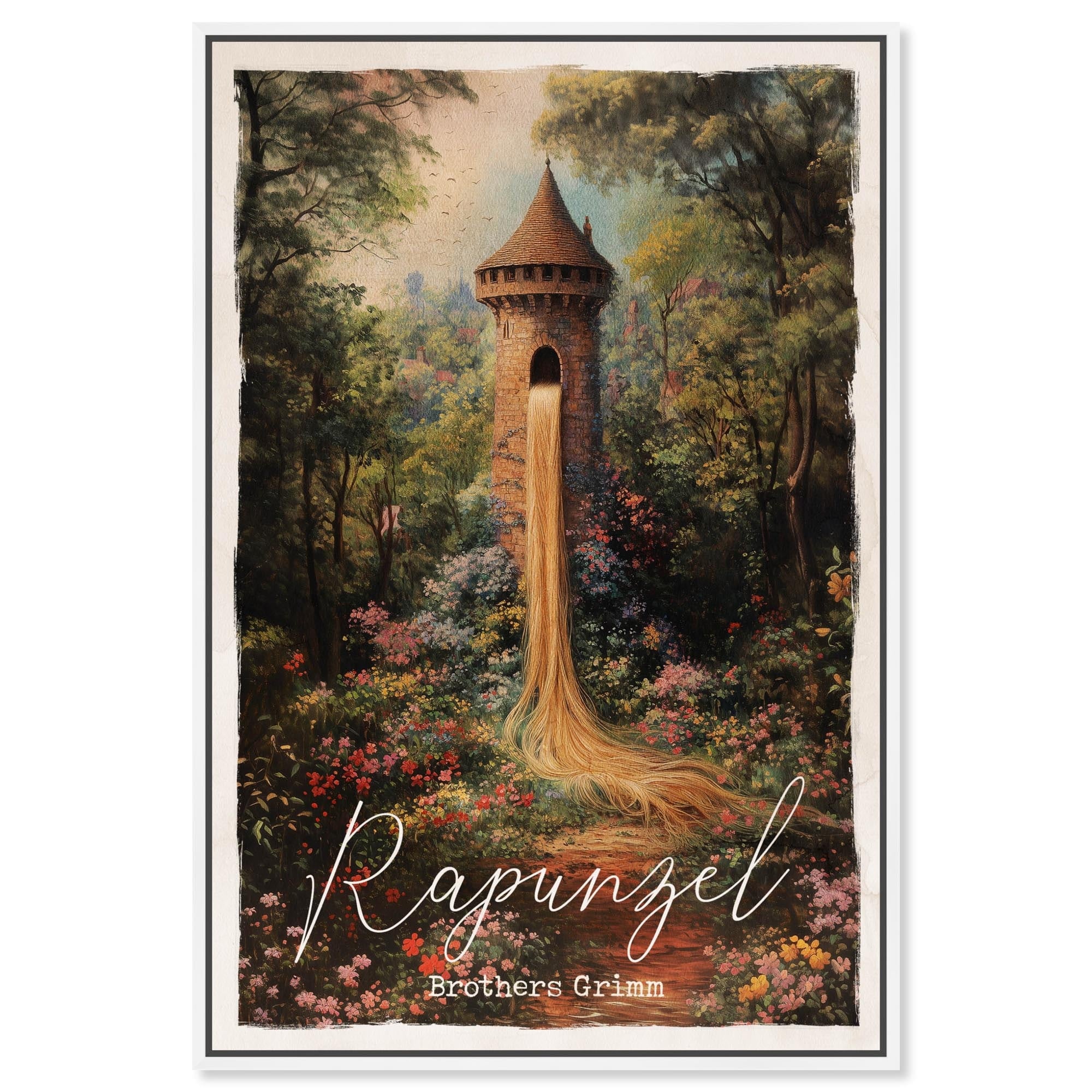 Rapunzel Classic Canvas by Art Remedy
