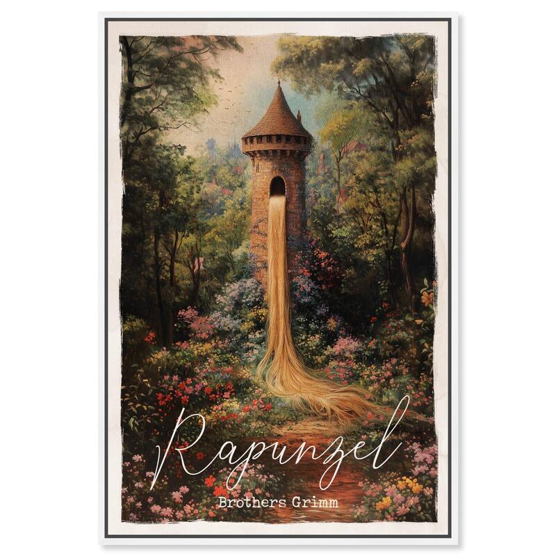 Rapunzel Classic Canvas by Art Remedy - White - 20" x 30"