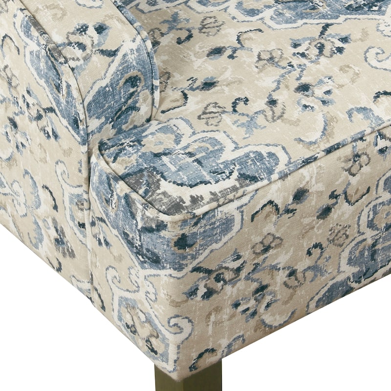 Porch & Den Holman Upholstered Swoop Arm Chair