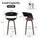 preview thumbnail 95 of 186, 26"/29" Faux Leather Swivel Bar Stools, Wood Counter Stool