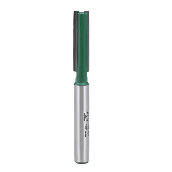 Router Bit 1/4 Shank 1/4" Cutting Dia. 2 Straight Flutes Carbide Woodworking DIY - 1/4x1/4"
