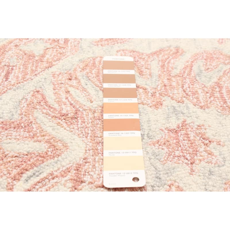 ECARPETGALLERY Hand Tufted Timeless Tan Wool Rug - 5'1 x 8'0