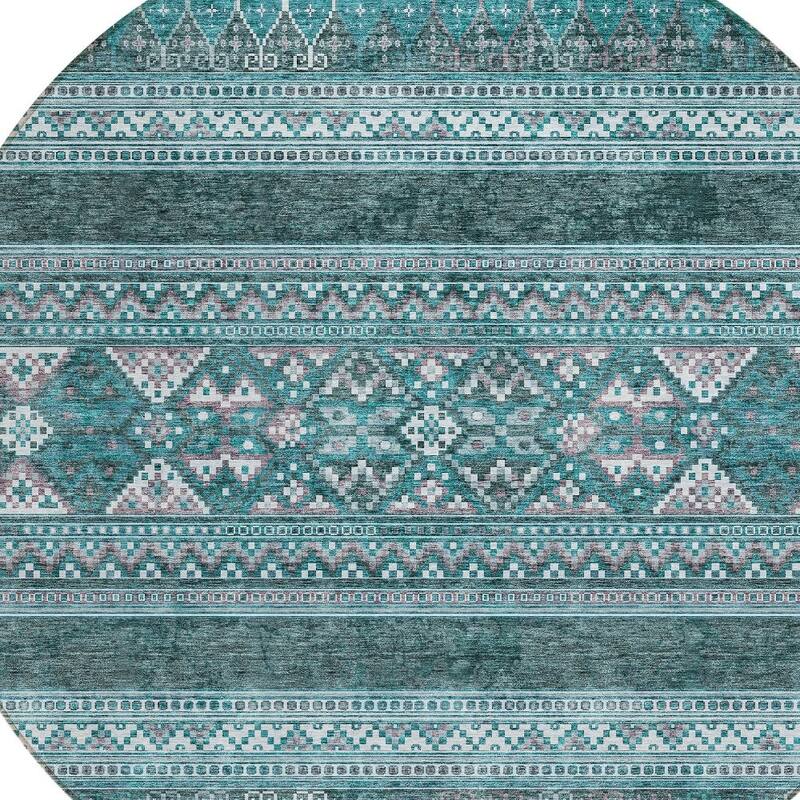 HomeRoots Southwestern Transitional Rectangle Outdoor Rug