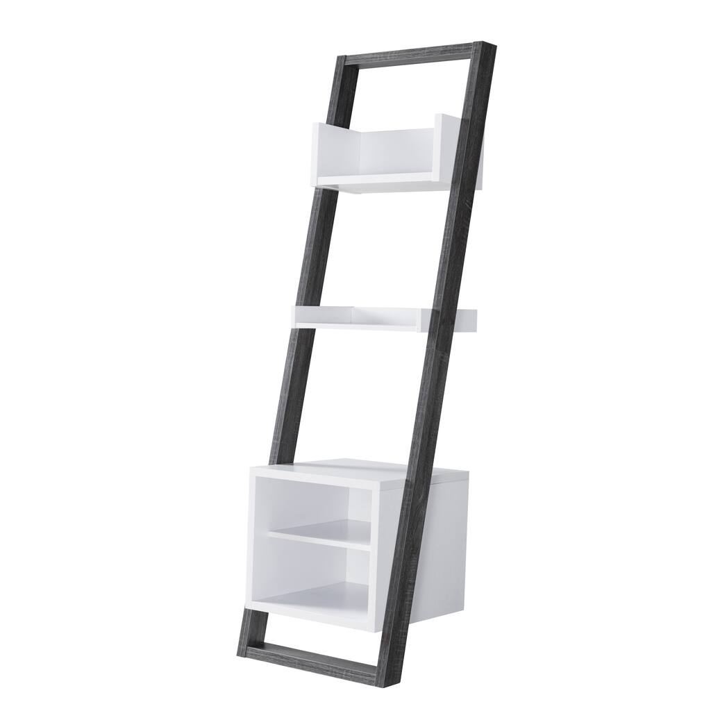 Furniture of America Isabelle Mid-century Modern 5-shelf Media Pier