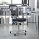 preview thumbnail 114 of 164, Nicholas Mid-Back Blue Mesh Multifunction Executive Swivel Ergonomic Office Chair with Adjustable Arms Dark Gray Mesh/White Frame