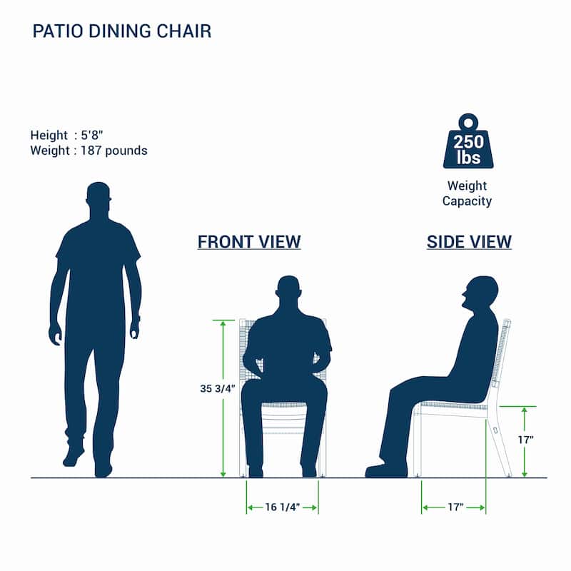 Cambridge Casual Seattle Teak Outdoor Dining Chair