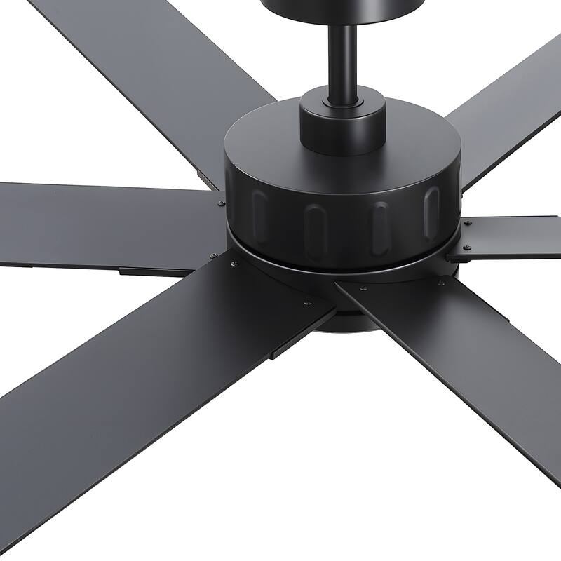 48/56/60 Inch Reversible Blade Ceiling Fan No Light with Remote Control