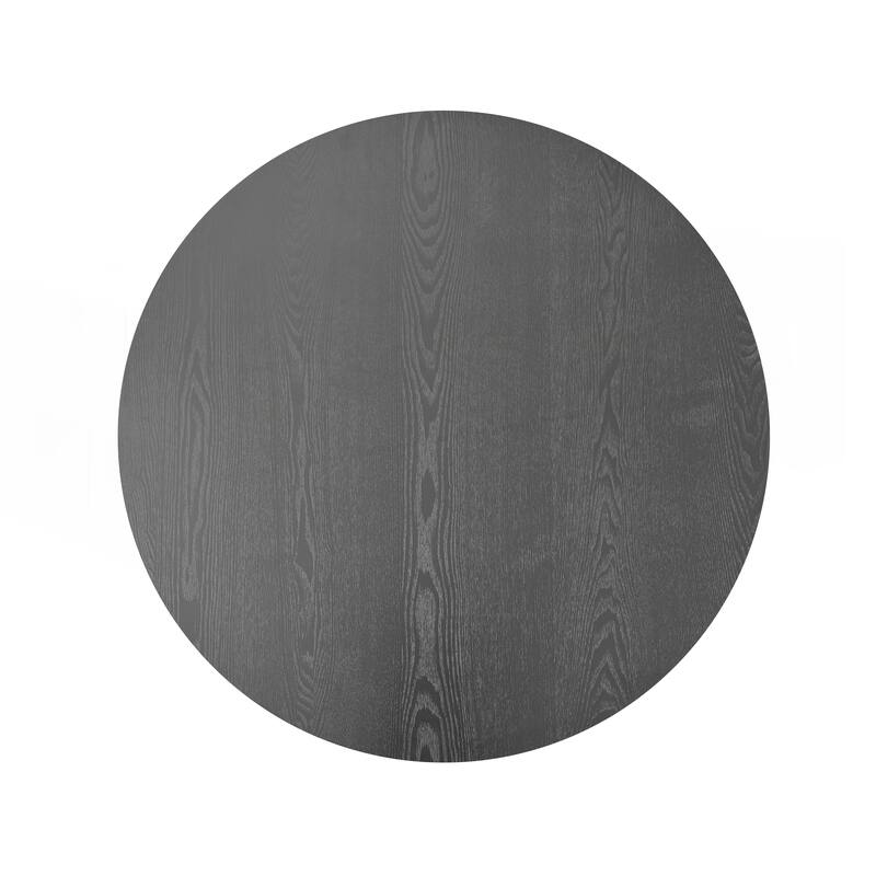 39.37 Inch Round Coffee Table with Storage