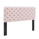 preview thumbnail 31 of 54, Lizzy Tufted Twin Performance Velvet Headboard