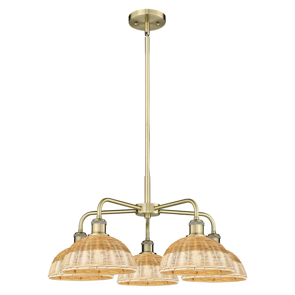 Innovations Lighting Endless Possibilities Ballston - Bristol Natural II - 5 Light 28" Stem Hung Chandelier