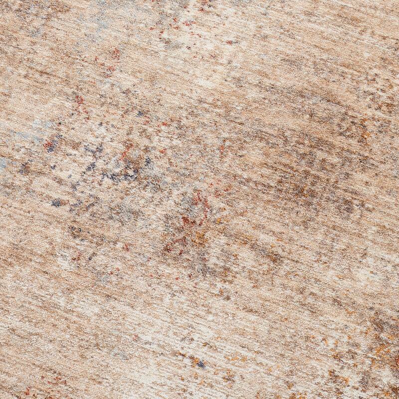 Albany Vintage Power-Loom Beige Area/Runner Rug