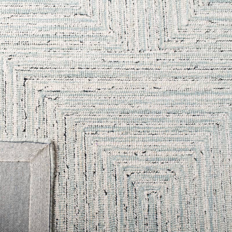 SAFAVIEH Handmade Micro-Loop Nausica Modern Wool Rug