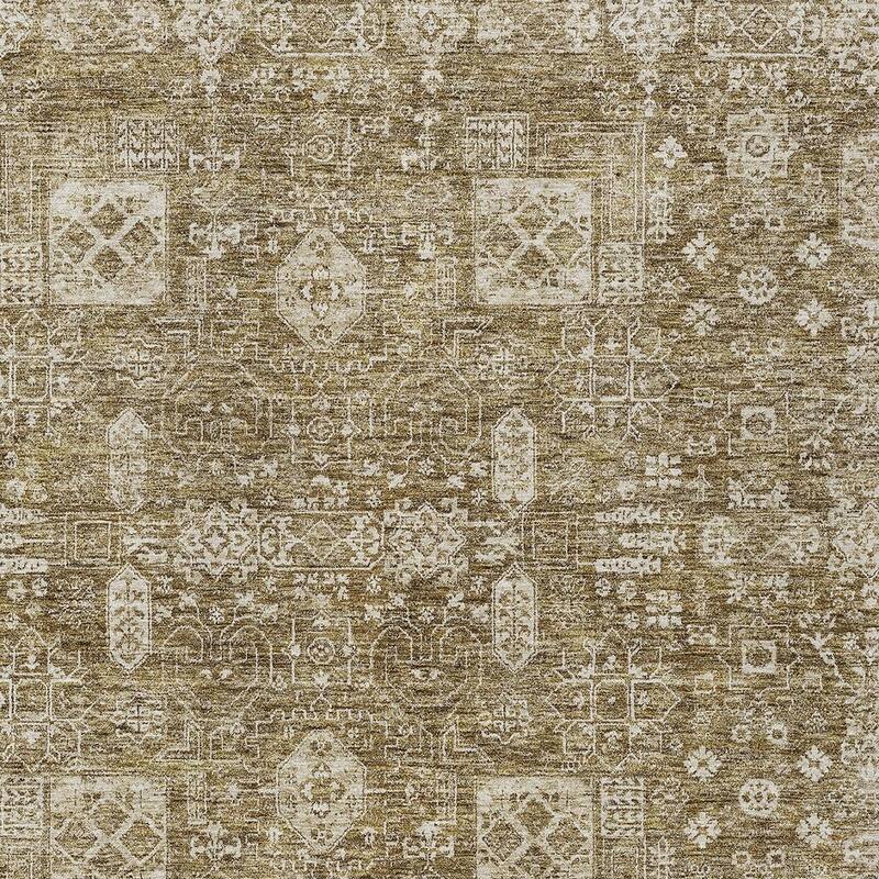 HomeRoots Oriental Transitional Rectangle Outdoor Rug