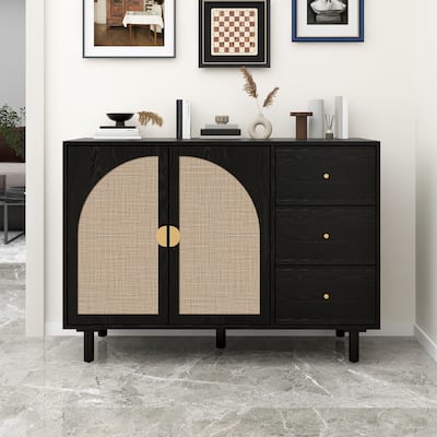 Versatile 2-Door 3-Drawer Cabinet for Any Room