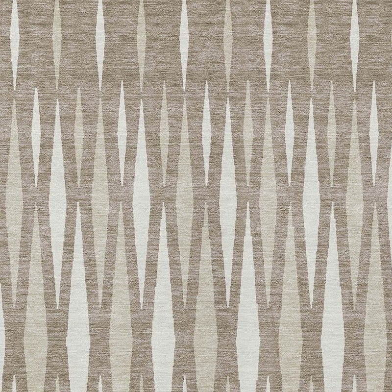 HomeRoots Geometric Transitional Rectangle Outdoor Rug