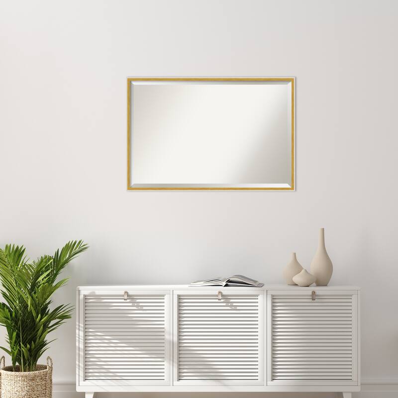 Paige Beveled Wood Framed Wall Mirror