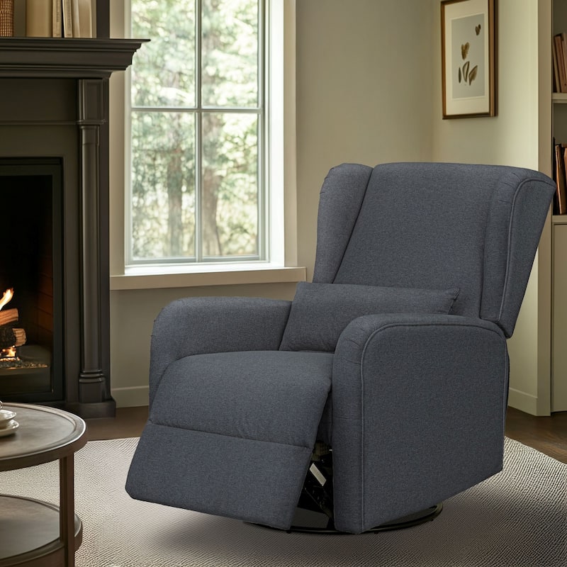 Madison Park Candace Power Recliner 3-in-1 with Swivel, Glider, USB Ports