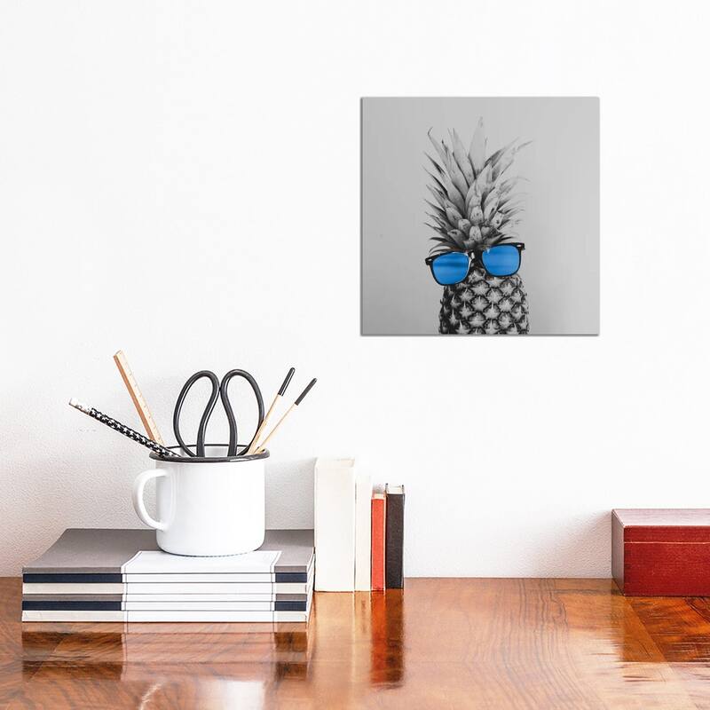 iCanvas "Mr. Pineapple II" by Chelsea Victoria Canvas Print - 12x12x0.75