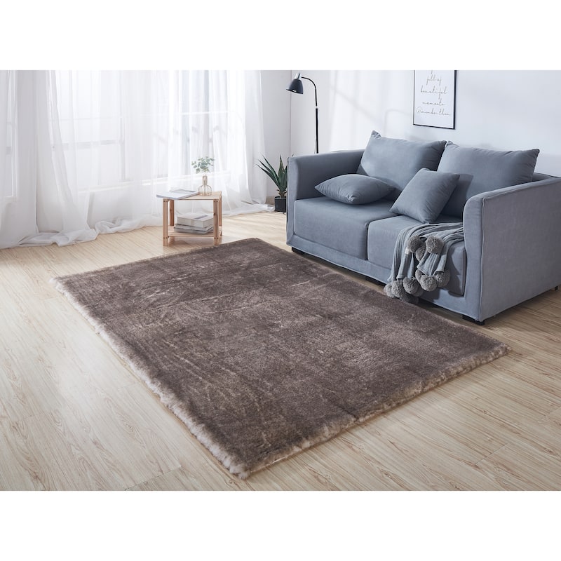 Amore Shag Collection Area Rug, 5' x 8' - 5' X 7'