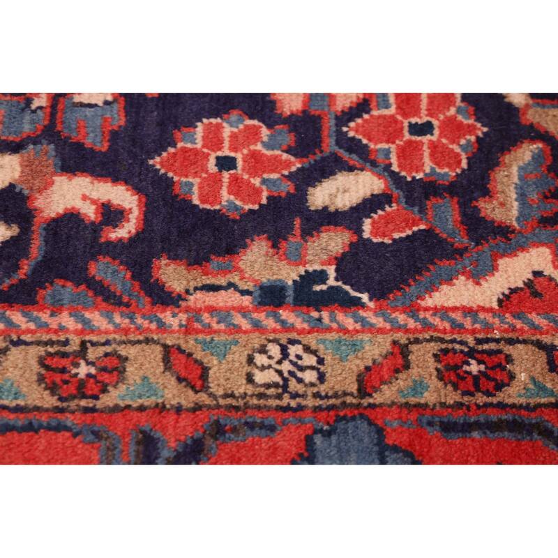 ECARPETGALLERY Hand-knotted Andelz Navy Wool Rug - 4'1 x 7'0