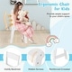 preview thumbnail 12 of 18, Costway Kids Vanity Table & Chair Set 2-in-1 Princess Pretend Play - See Details
