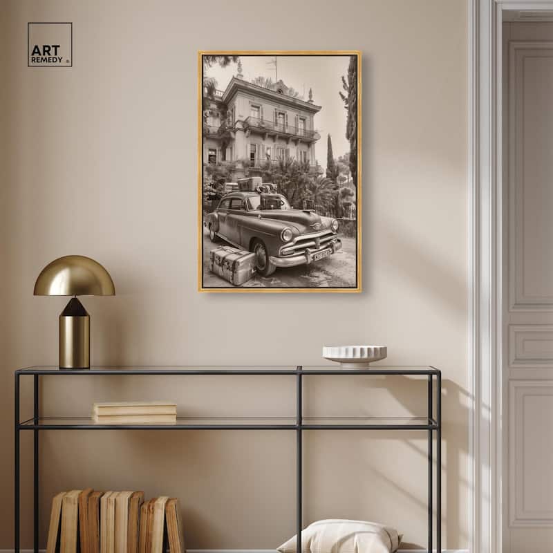 Pack Up the Car Canvas by Art Remedy