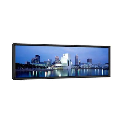 iCanvas "Rock And Roll Hall Of Fame, Cleveland, Ohio, USA" by Panoramic Images Framed Canvas Print