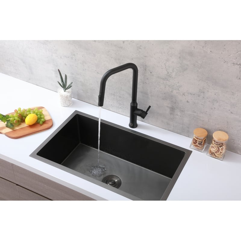 Indigo Home Single Handle Pull Down Sprayer Kitchen Faucet