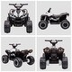 preview thumbnail 10 of 13, 12V Electric ATV for Kids, 4-Wheeler Ride-On with Wear-Resistant Wheels, Music, and Lights, Red