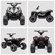 preview thumbnail 3 of 22, 12V Kids Electric ATV Quad Ride-On with Music, Headlights, AUX & USB, Forward/Reverse, Steel Frame, for Ages 3-5