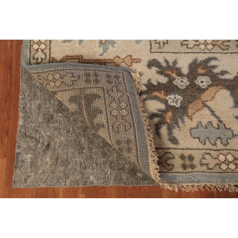 Oushak Indian Area Rug Handmade Wool Carpet - 9'1"x 11'9"