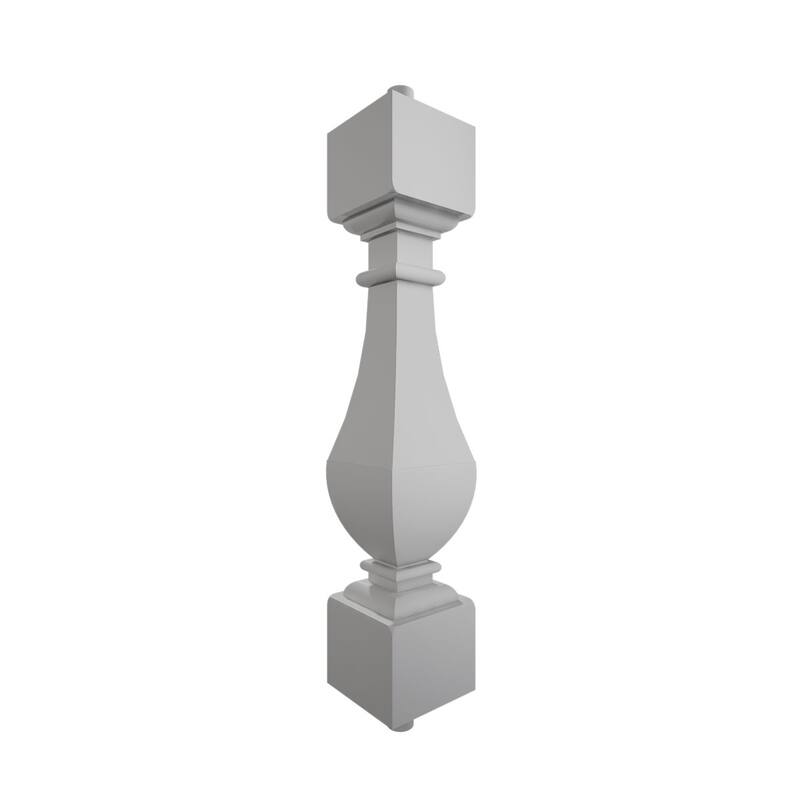 Fiberthane 700 Series Arcadian Baluster, Factory Primed