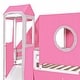 preview thumbnail 10 of 34, Twin Size Loft Bed with Storage Stairs, Tent & Tower, Solid Wood Castle-Inspired Kids Loft Bed Frame with Slide, Fence & Window