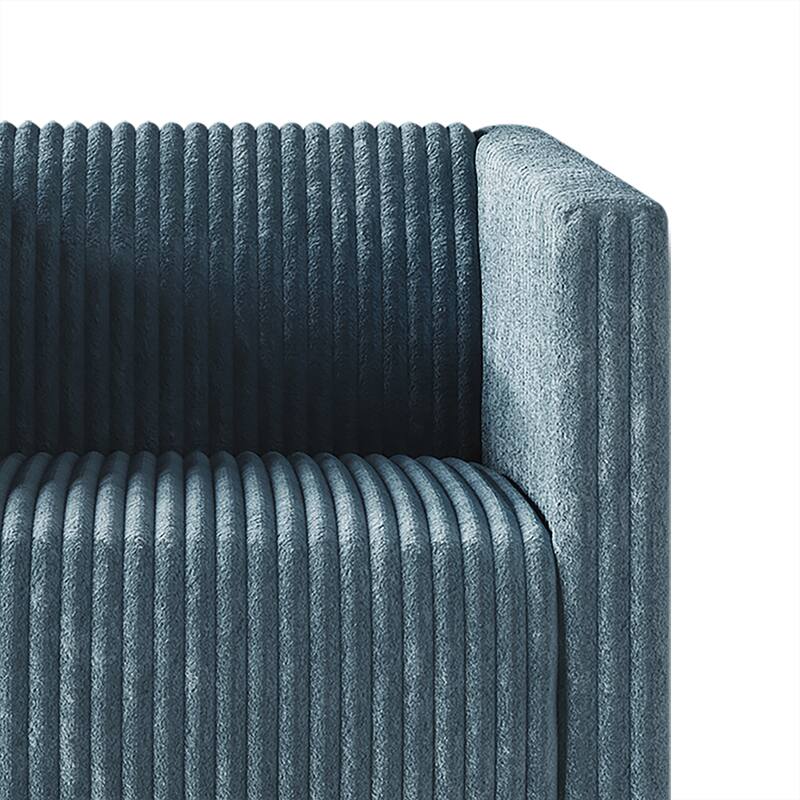 CraftPorch Corduroy Modern and Glamorous Velvet Upholstered Arm Chair