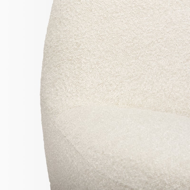 Beverly Beige Chenille Accent Chair
