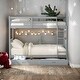 preview thumbnail 2 of 16, Twin-over-Twin Classic Wooden Bunk Bed with Storage
