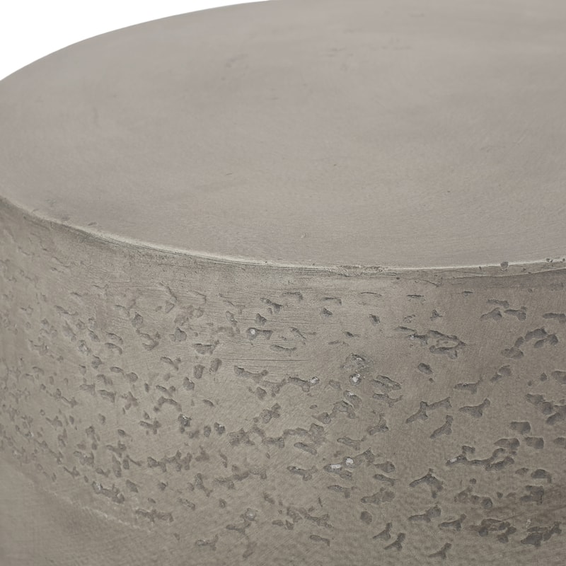 Orion Indoor Contemporary Lightweight Concrete Accent Side Table by Christopher Knight Home - 19.00"W x 19.00"D x 16.25"H