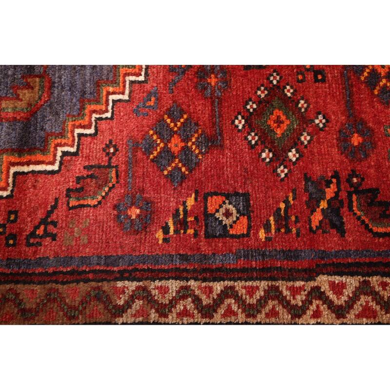 ECARPETGALLERY Hand-knotted Andelz Dark Red Wool Rug - 3'8 x 6'8