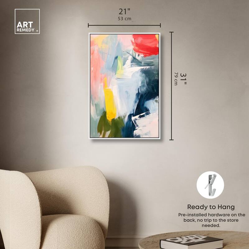 Confetti Storm Canvas by Art Remedy