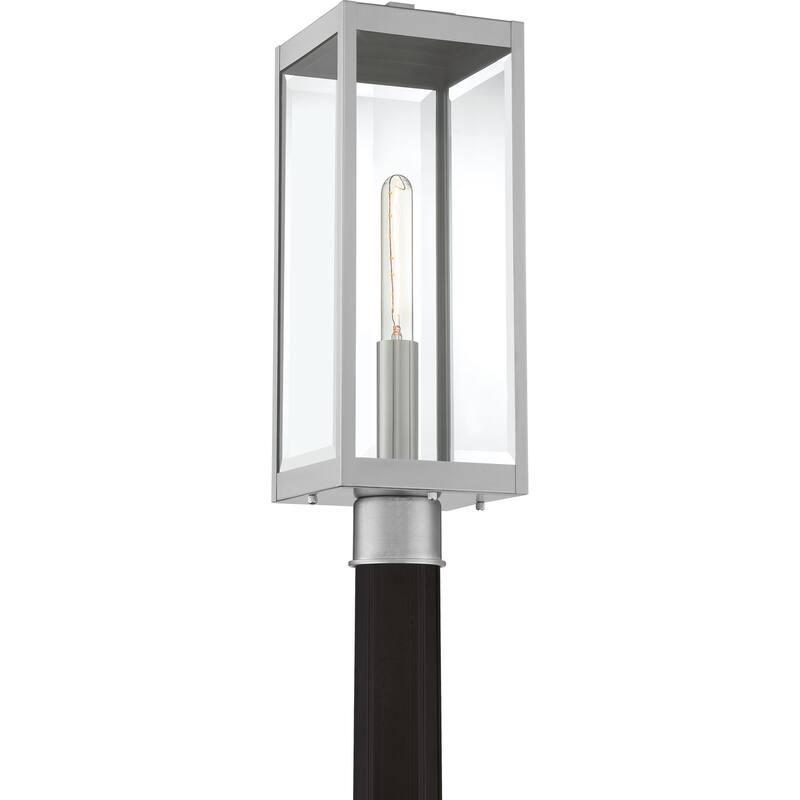 Westover 1-Light Outdoor Lantern in Stainless Steel