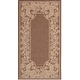 preview thumbnail 36 of 60, SAFAVIEH Courtyard Amparo Indoor/Outdoor Area Rug 2' x 3'7" - Chocolate/Natural