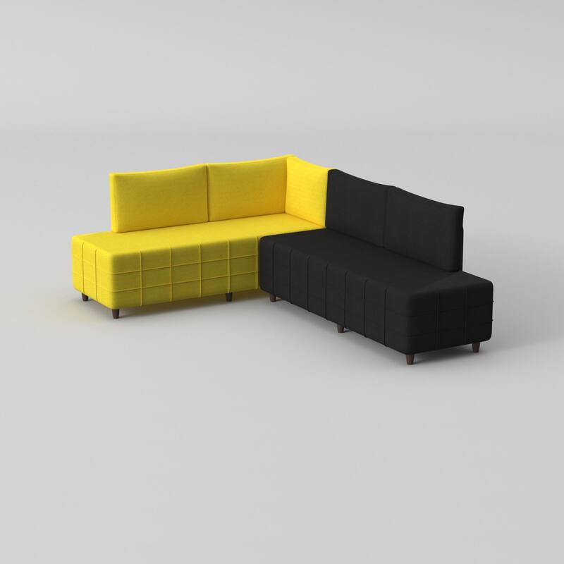 Modern Upholstered Sectional Sofa