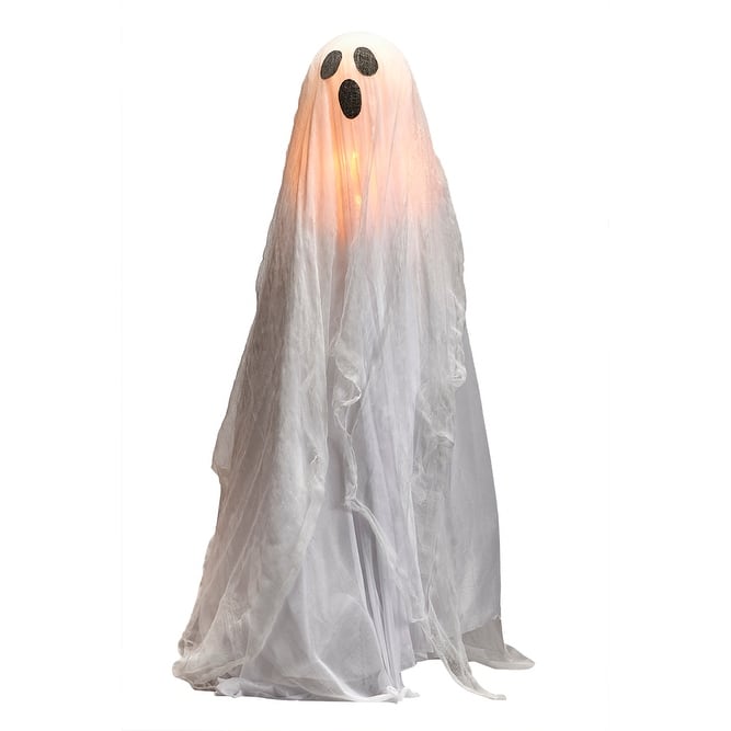 35" Glowing Ghost on Stake