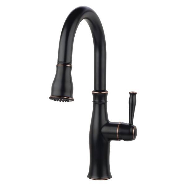 Miseno MK381 Donya Pull-Down Multi-Flow Spray Kitchen Faucet - Includes Lifetime Warranty and Decora
