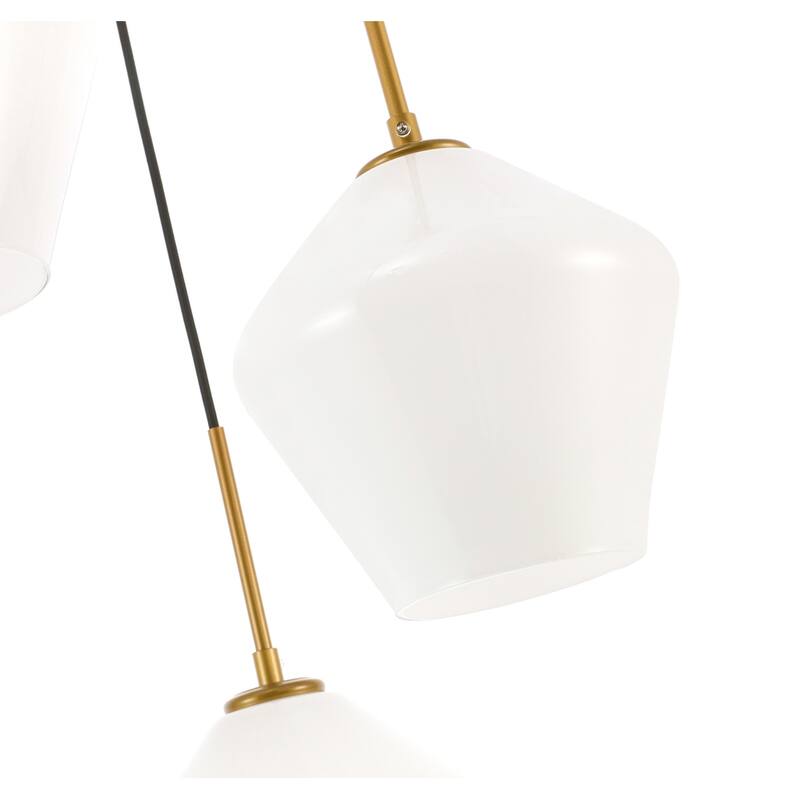 Gerald 3-Light Glass Pendant