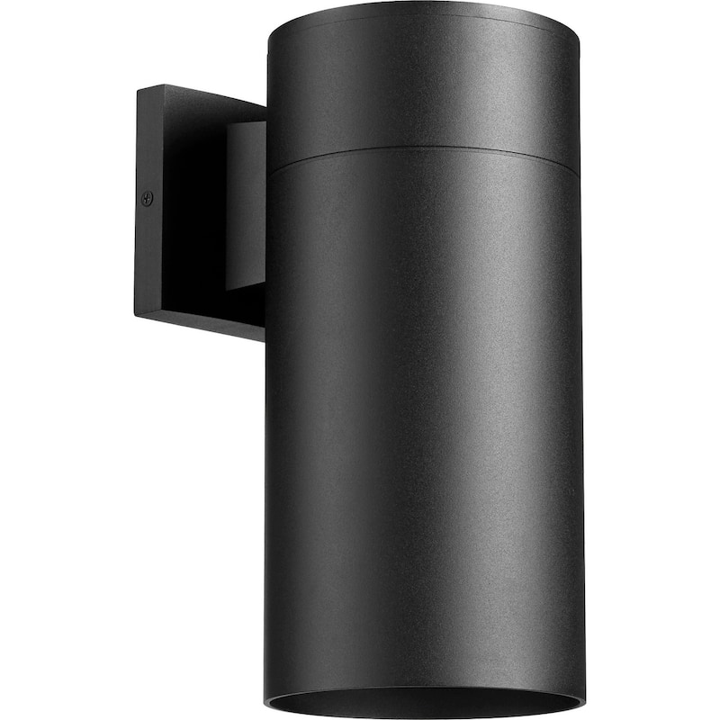 Quorum International Cylinder 12" Tall Outdoor Wall Sconce - Noir