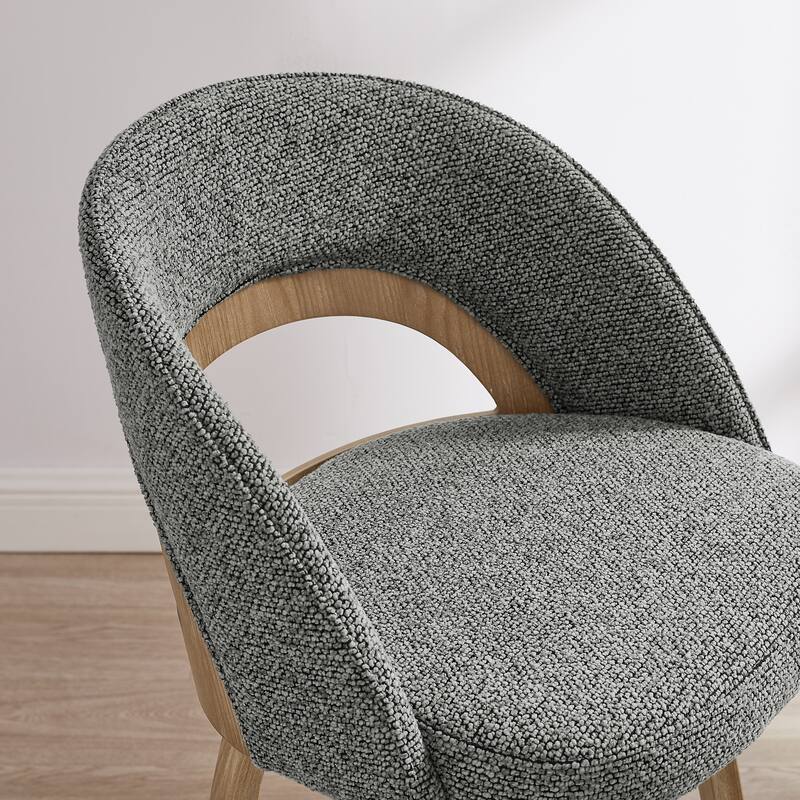 Art Leon Set of 2 Swivel Contemporary Counter Height Barstool with Bentwood Legs